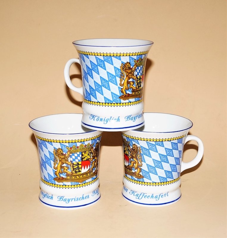 Tasse Bayern, " Königlich Bayerisches Kaffeehaferl", Bayernraute