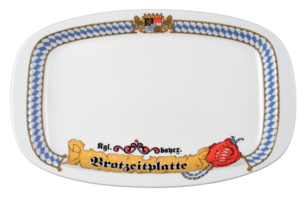 Brotzeitplatte Oval, Größe 33 cm, Orginal Seltmann Weiden.