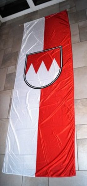 Bannerfahne Franken, Größe 3 m x 1 m