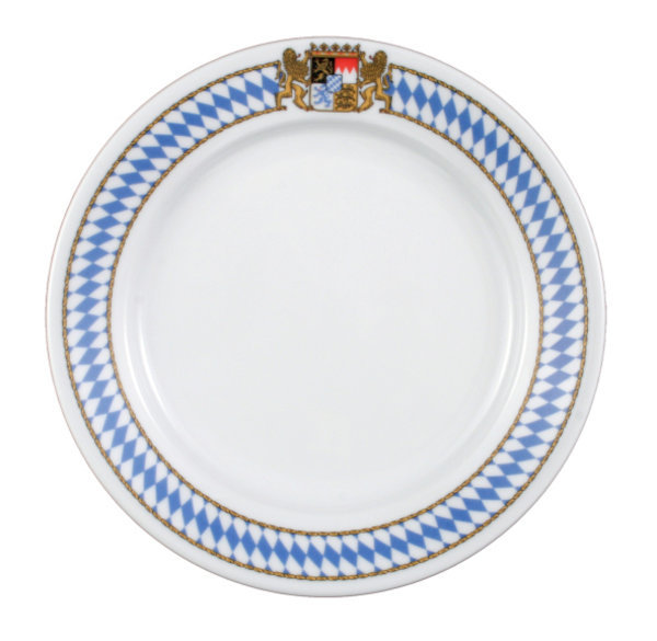 Speiseteller Bayerndekor von 19 cm bis 27 cm, Orginal Seltmann Weiden