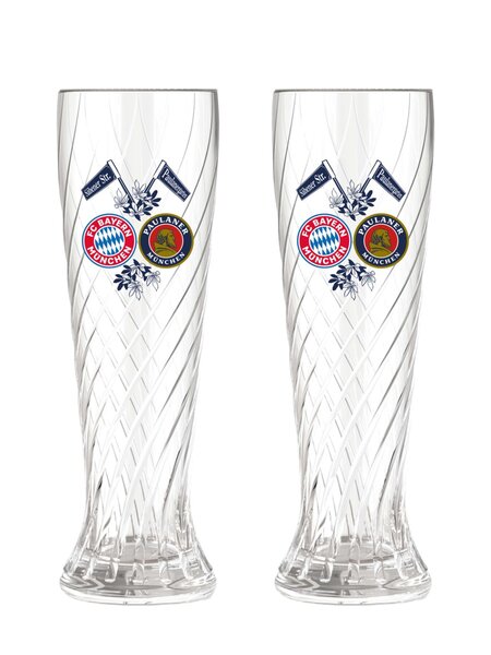 FC Bayern Weißbierglas, 2er-Set 0,5 l