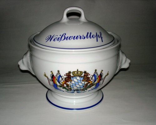Weißwurstterrine Größe 2.75 Liter.