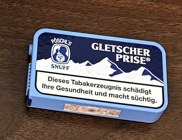 Pöschl´s Gletscherprise, Schnupftabak, 15 g Dose