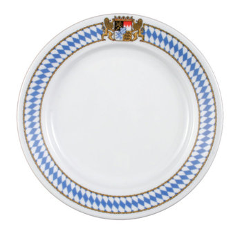 Speiseteller Bayerndekor von 19 cm bis 27 cm, Orginal Seltmann Weiden