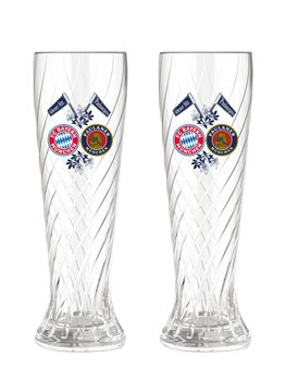 FC Bayern Weißbierglas, 2er-Set 0,5 l