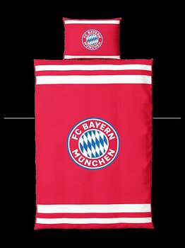 FC Bayern Bettwäsche Flanell, mit Kissenbezug