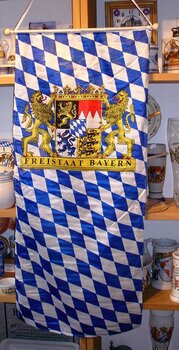 Banner Freistaat Bayern Größe 114 x 52 cm