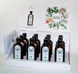 Muskel und Gelenk Massageöl CBD Aufsteller, für Wiederverkäufer, Preise auf Anfrage.