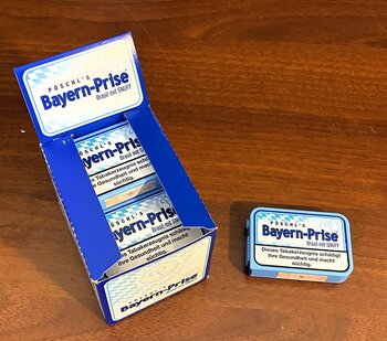 Pöschl´s Bayern-Prise Brasil mit Snuff Schnupftabak, Großpackung a 10 x 10 g Dose