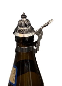 Bierflaschen Zinndeckel zum Aufstecken,