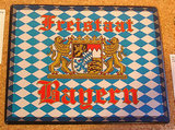 Mousepad Bayern Größe 24 x 20 cm.